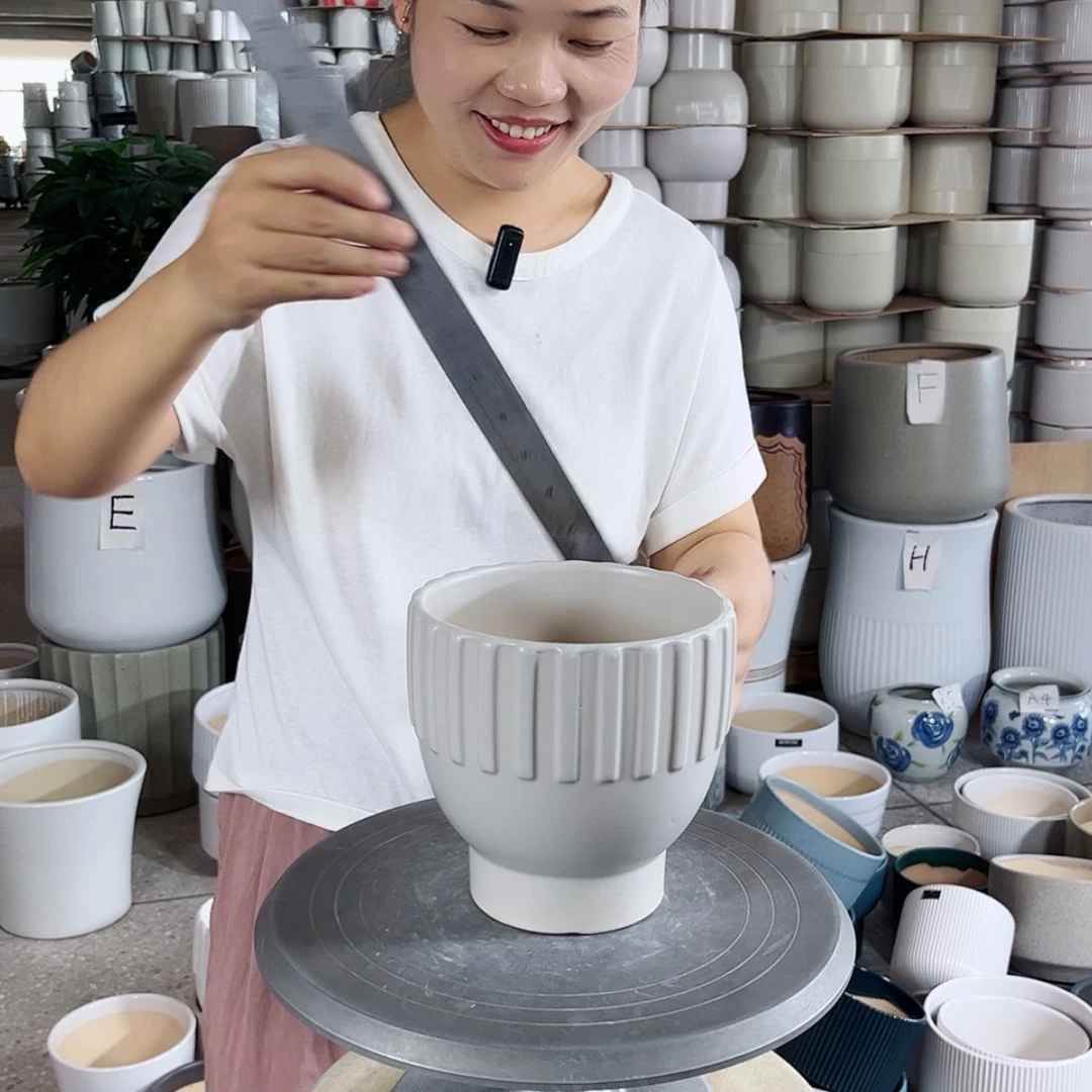 【闪购商品】陶瓷20CM以下口径16-16。浅灰