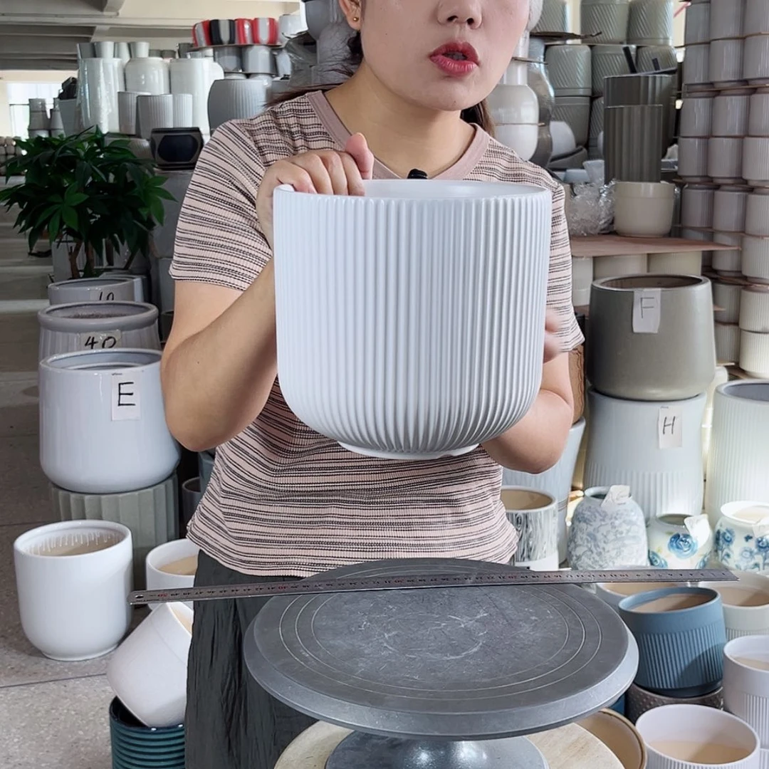 【闪购商品】陶瓷20CM以下口径18.5-18。亚白