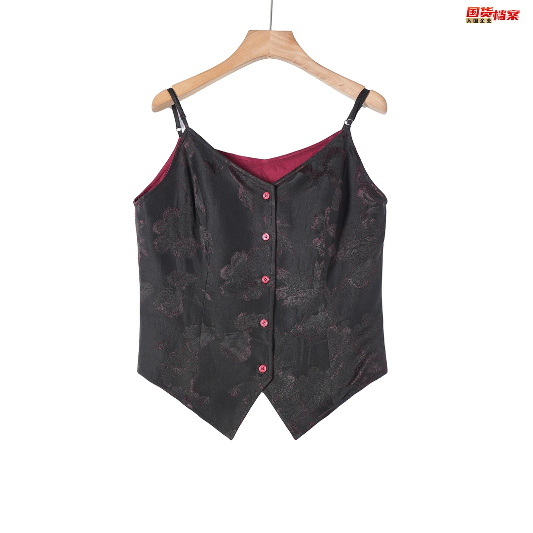 【万象有衣】原创高端女装设计师款背心-5502