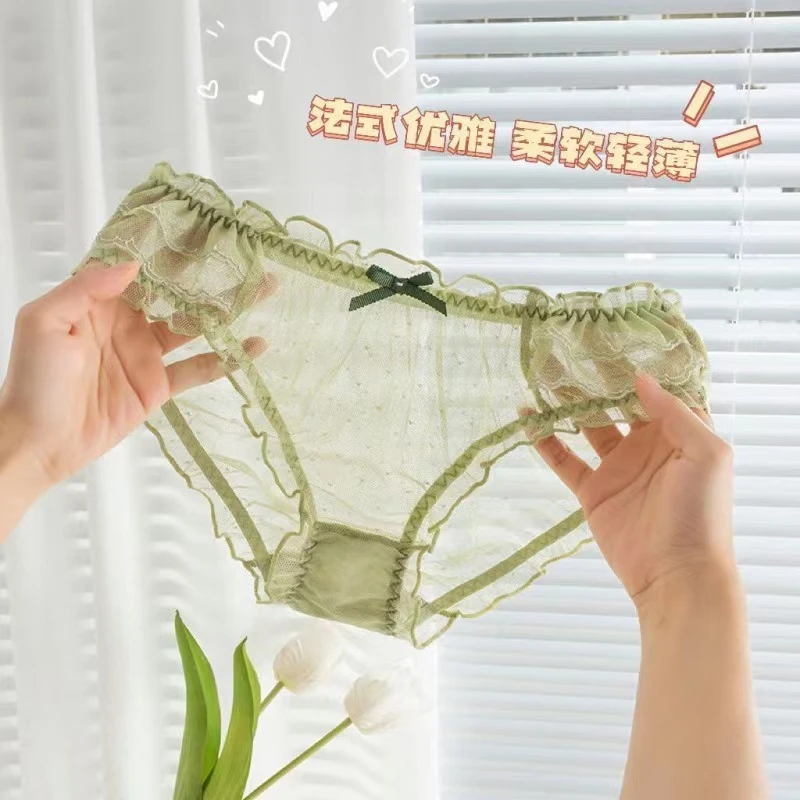 大码性感法式日系棉裆透气速干女士三角裤薄款柔软夏季