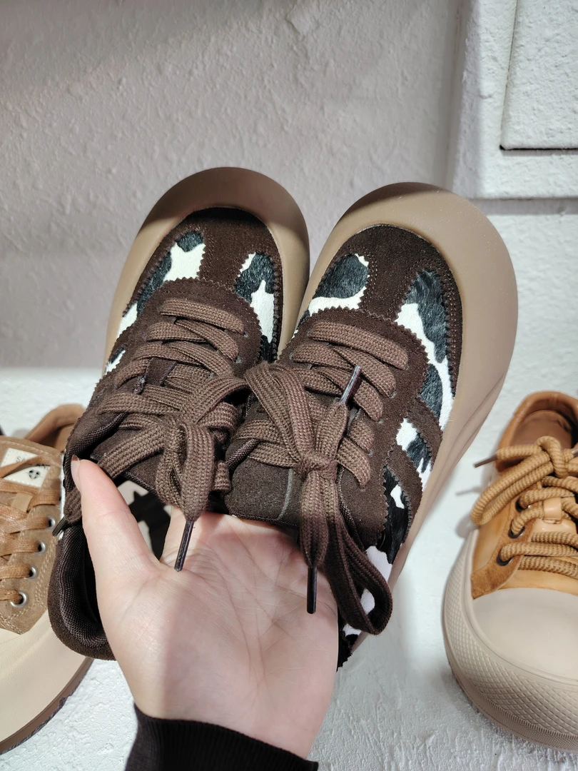 时尚厚底休闲鞋女秋季新款百搭增高大头鞋