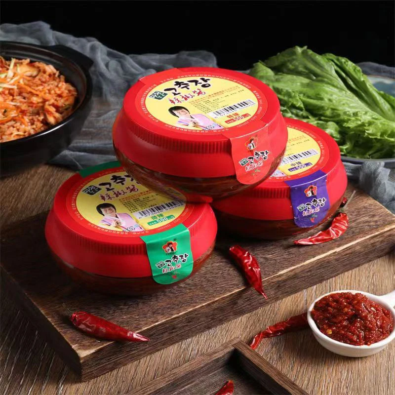 正宗延边朝鲜族辣椒酱传统酿造调料拌饭酱蘸料微辣中辣特辣