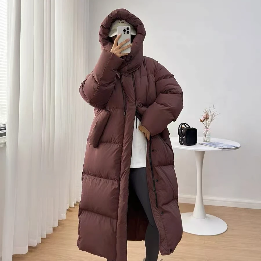 【小媛家女装】2024冬季新款加长加厚大被子款038