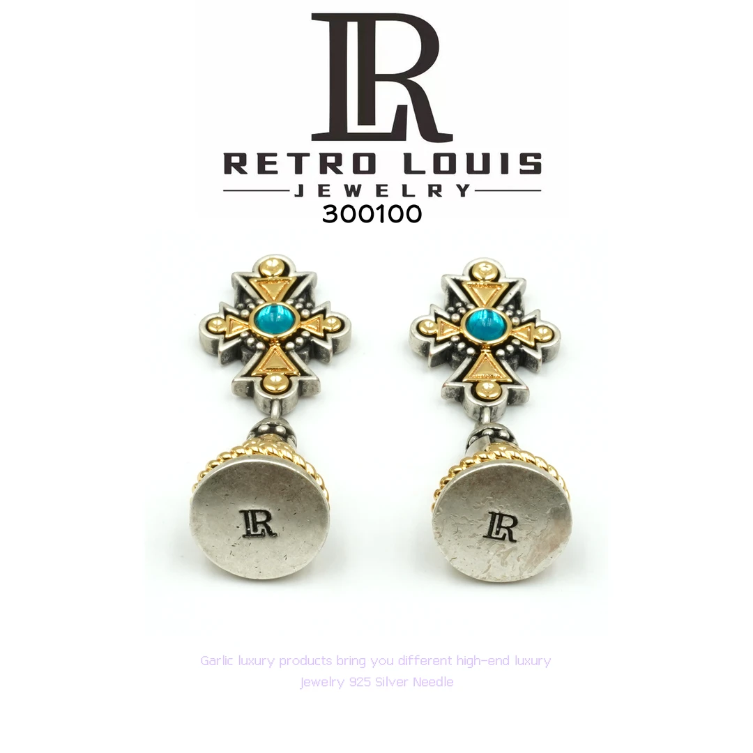 铜合金耳饰 RETRO LOUIS 耳饰~300100X
