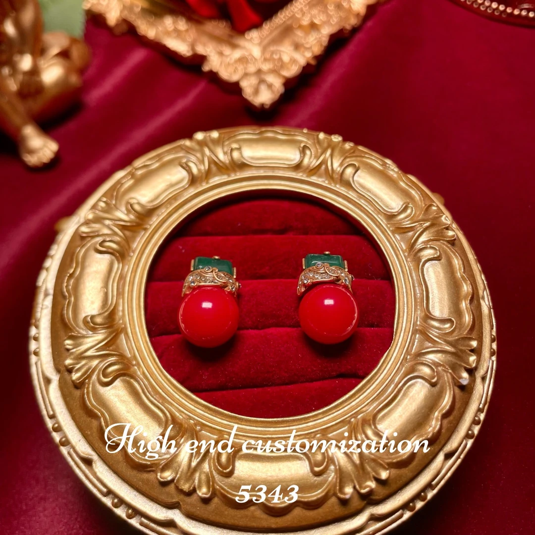 铜合金耳饰 设计师款耳饰-5343