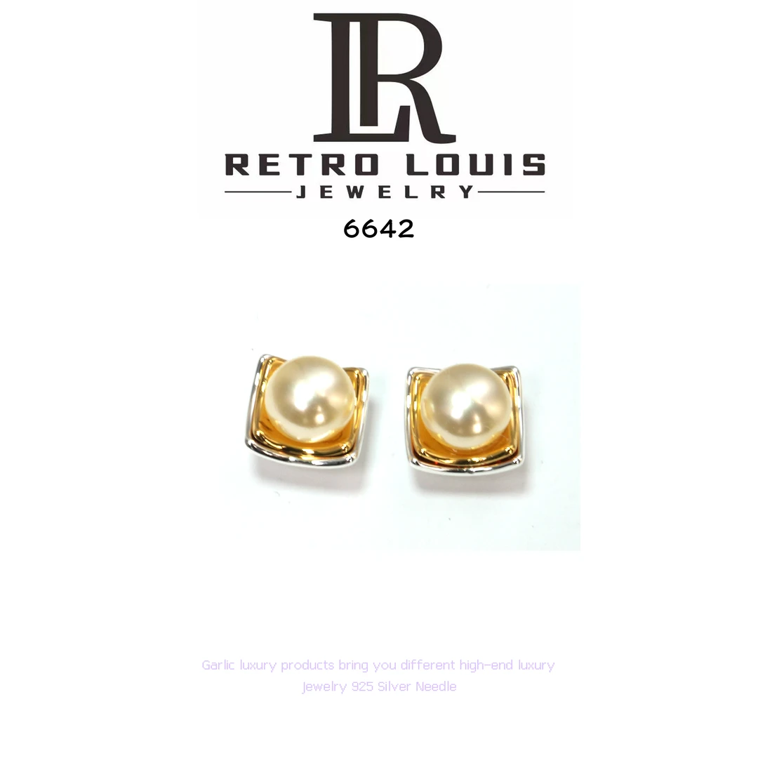 铜合金耳饰 Retro Louis 耳饰~6662