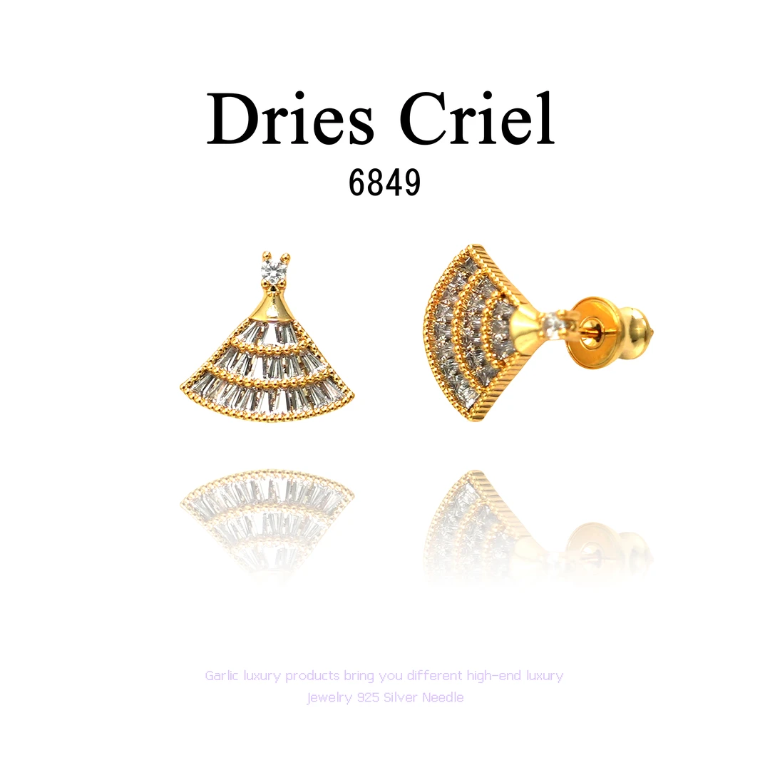 铜合金耳饰 Dries Criel耳饰~6849