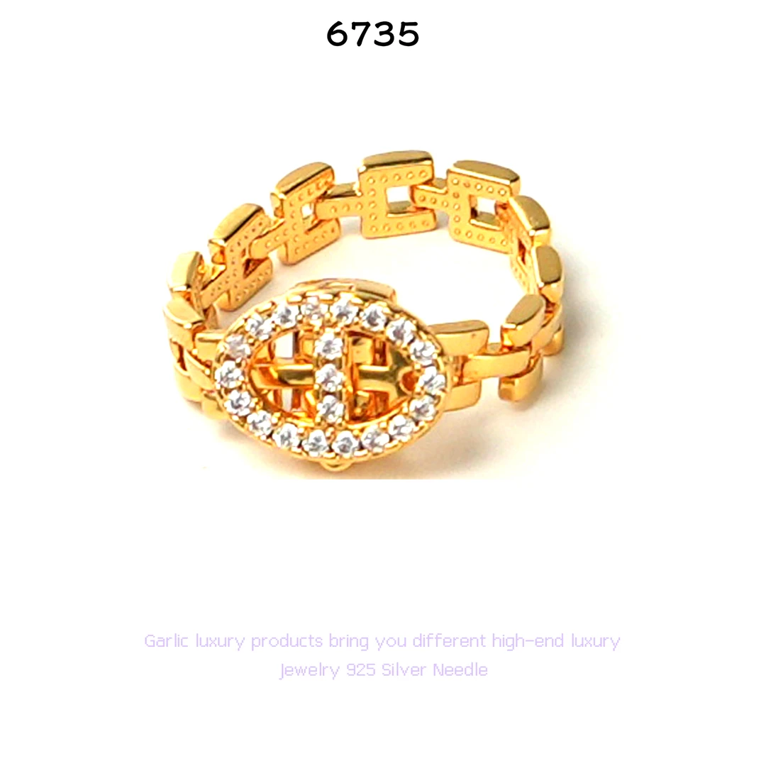 铜合金戒指 设计师款戒指~6735