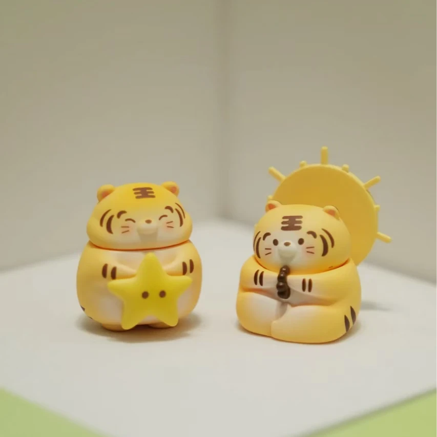 【招吉虎系列萌粒】阿嫲家正版盲盒手办可爱礼品礼物PVC设计款摆件