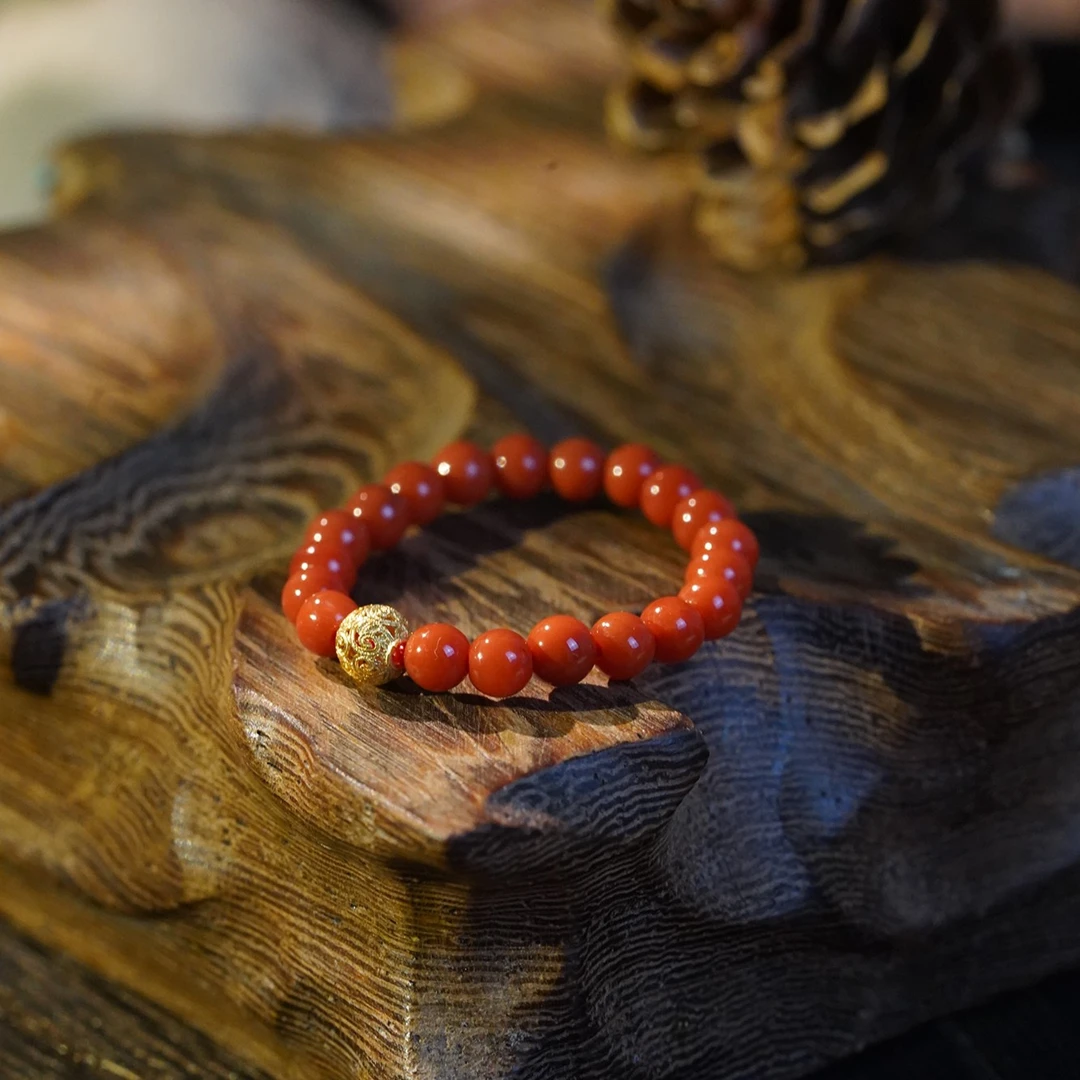 【凤鸣珠宝】南红18K设计款精美热销爆款戒指  J-12