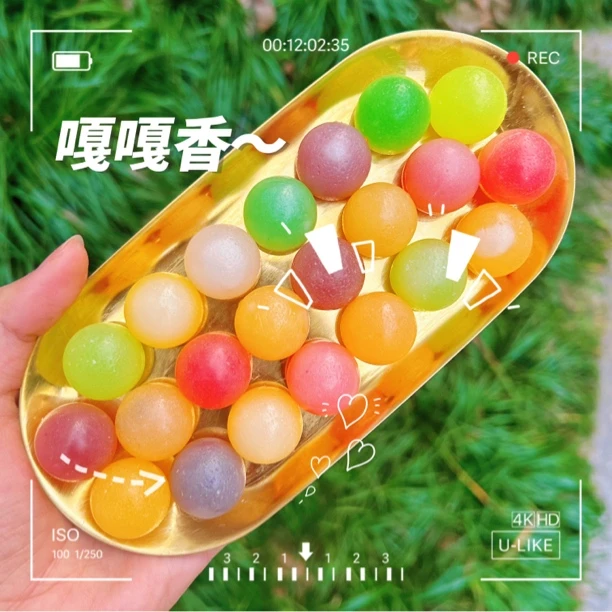 【小张推荐】圆豆豆40颗蜡制品DIY手工成品摆件玩具,颜色随机