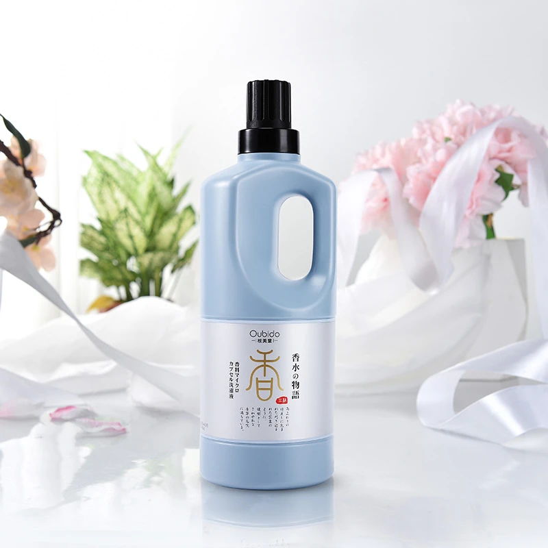 Oubido樱美堂植物香氛洗衣液温和留香香水花香物语花园邂逅香味