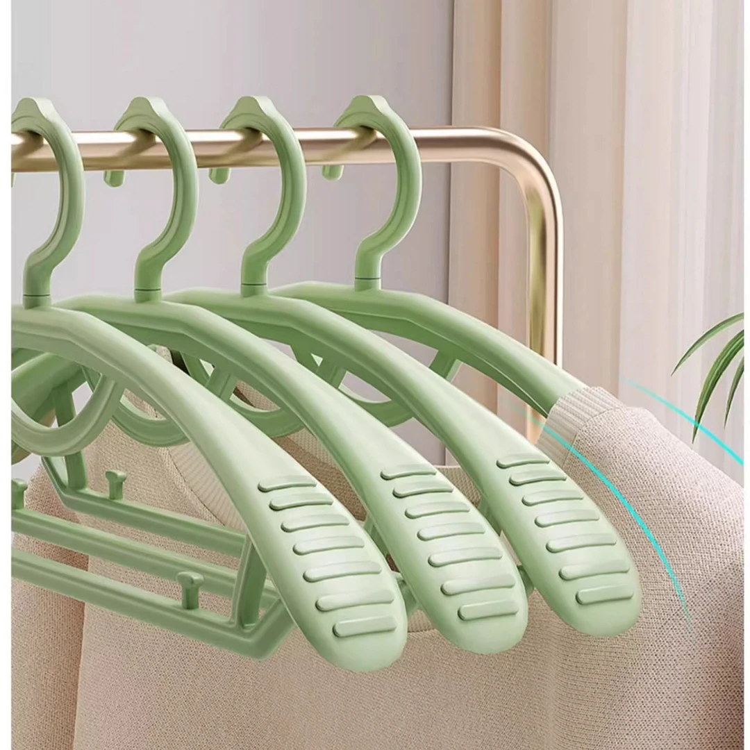 优勤无痕衣架家用挂衣加粗加大防肩角2024新款宽肩防滑晾衣服撑子