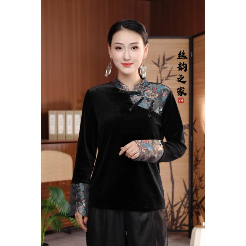 【似锦流年】苏州苏绣丝棉舒适打底衫