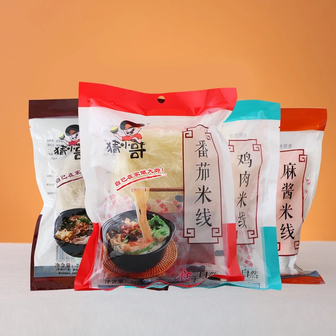 猜小哥米线混合装番茄味+鸡肉味+麻酱味+麻辣味各2袋共8袋