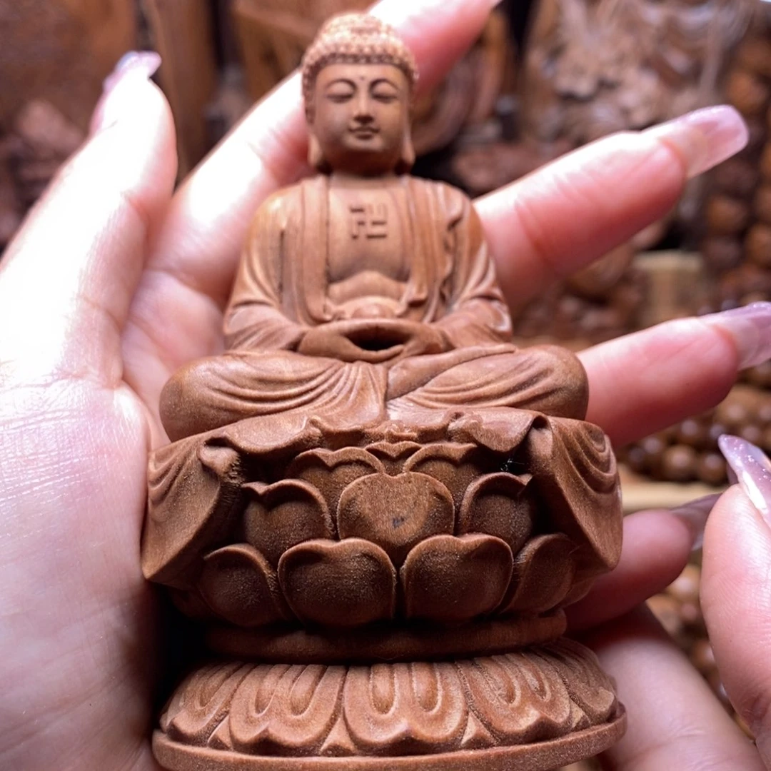檀香木把件手串摆件