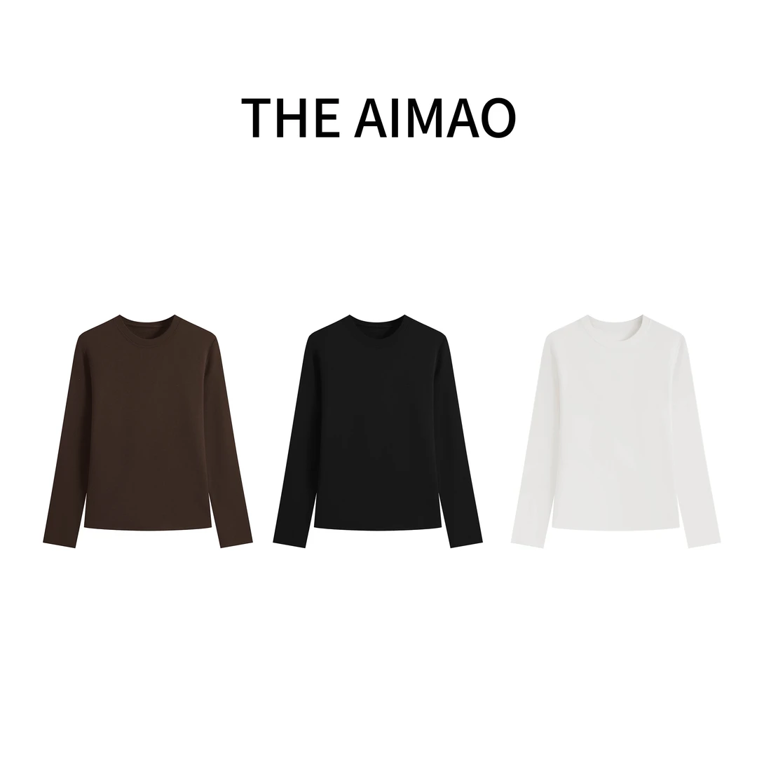 现货【抓绒打底】’人手2件‘棉混纺软糯抓绒发热基础打底衫XYX81270