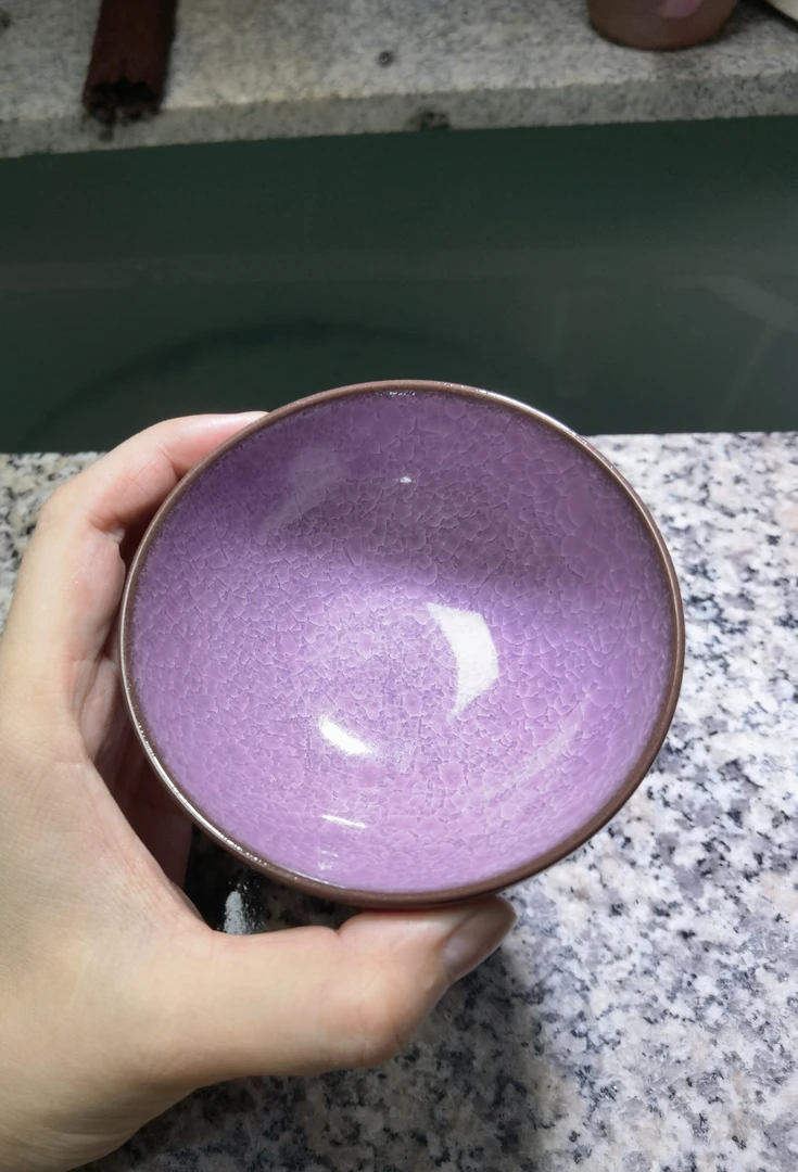 【闪购商品】紫气东来主人杯陶瓷茶杯手工精美色釉瓷厂