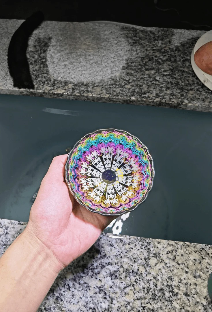 【闪购商品】七彩孔雀陶瓷水杯品茗茶具茶器茶杯主人杯家用