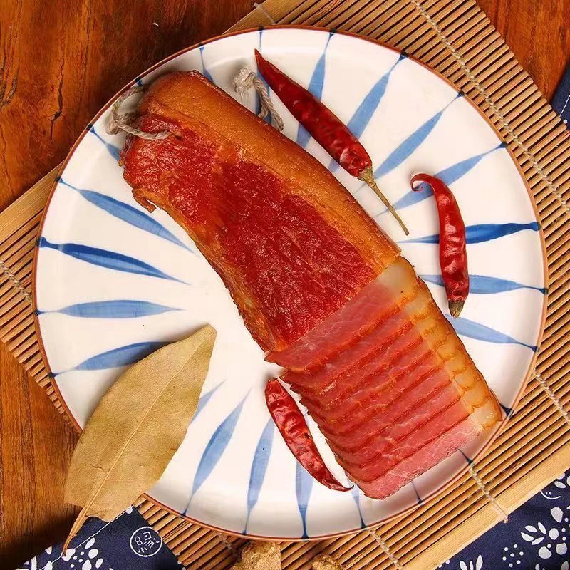 【腿肉3斤】农村柴火烟熏腊肉腊腿肉不沾水可退