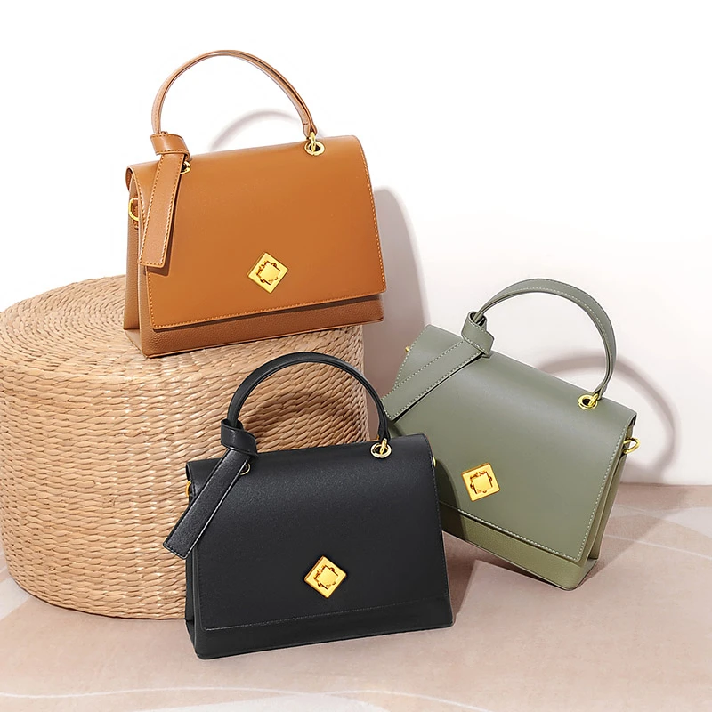 【当天发货】大容量手提包2025百搭时尚洋气复古气质单肩斜挎女士包