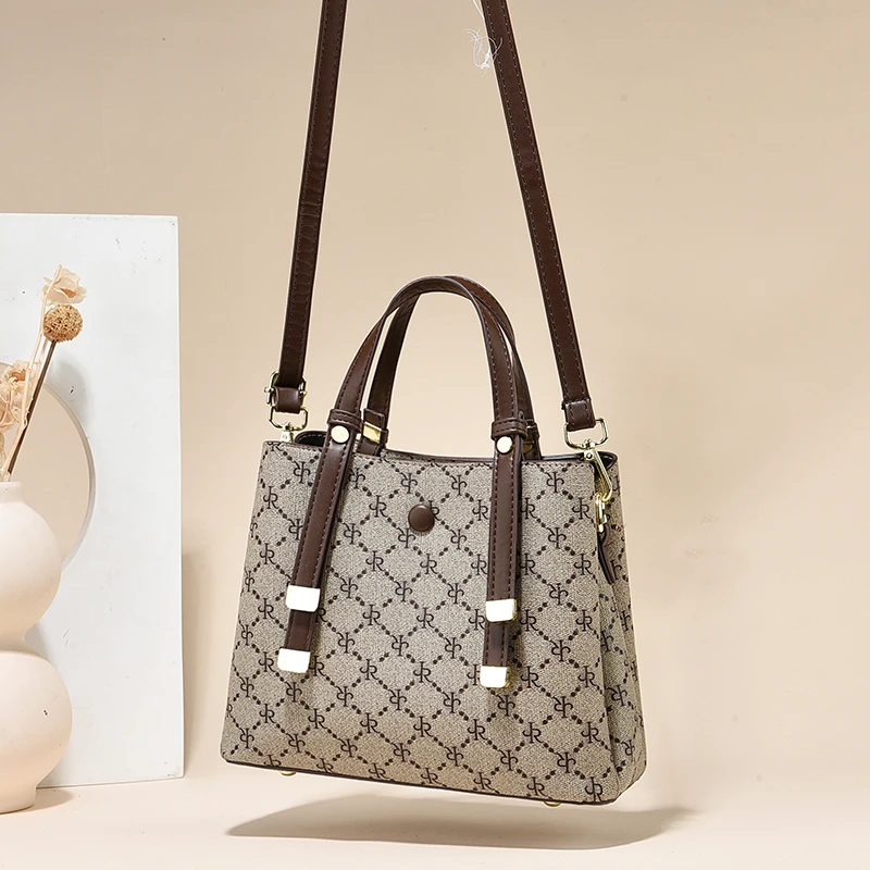 【FIDM品牌女包】水桶女新款潮女士妈妈包轻奢大容量手提单肩女包