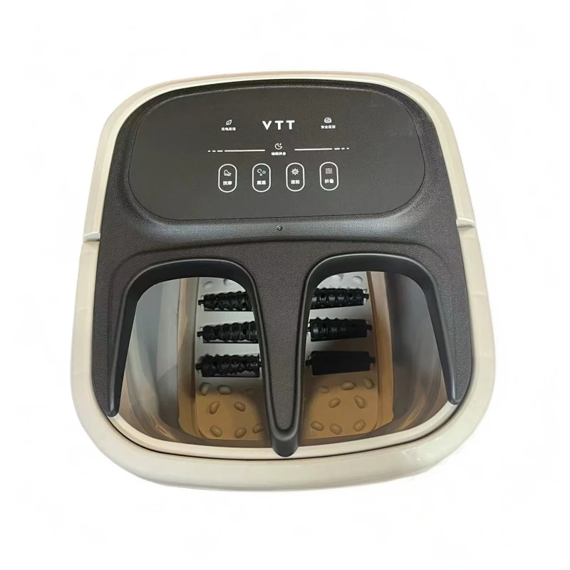 xf可折叠泡脚桶家用便携式足浴盆按摩洗脚足浴