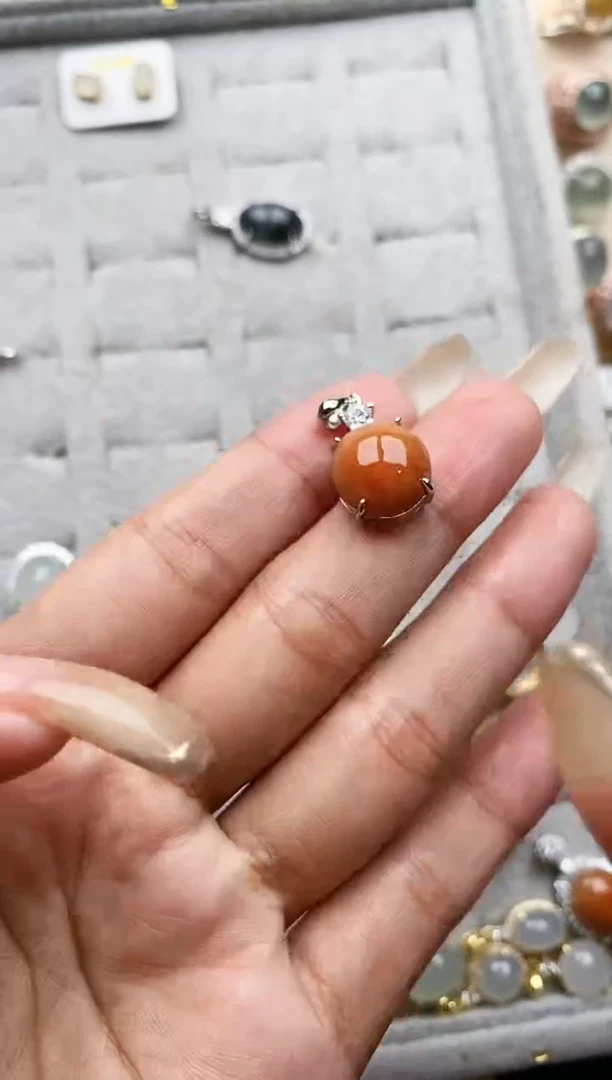 【闪购商品】翡翠颈饰银S925镶嵌222  7+