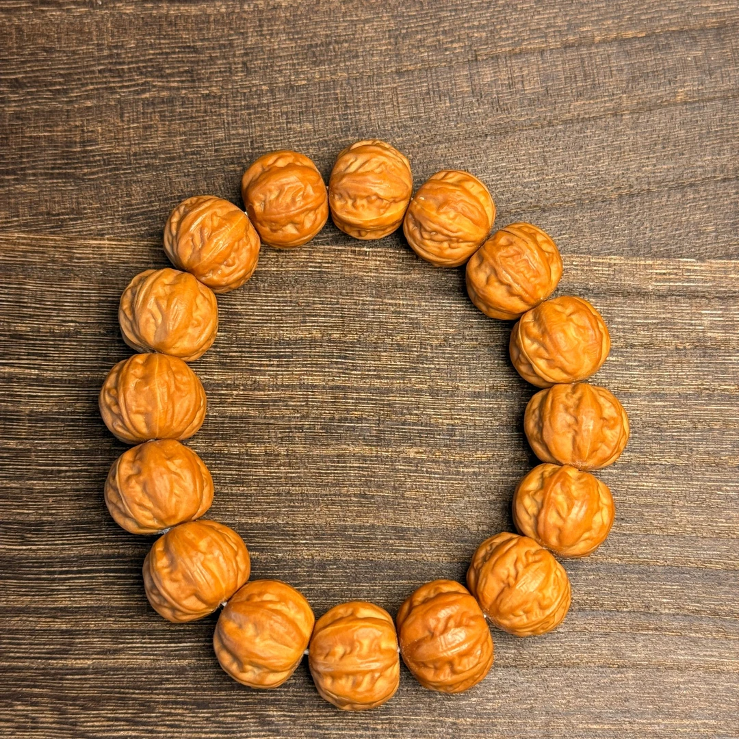 毕业级 京八棱15左右 猴头手串 全品无暇