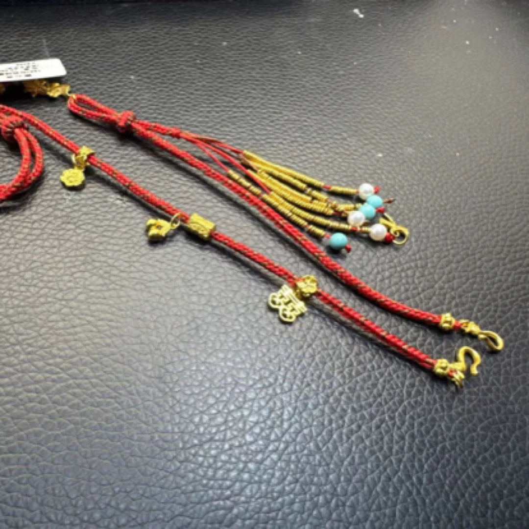 【薇心选黄金珠宝】足金饰品足金项链