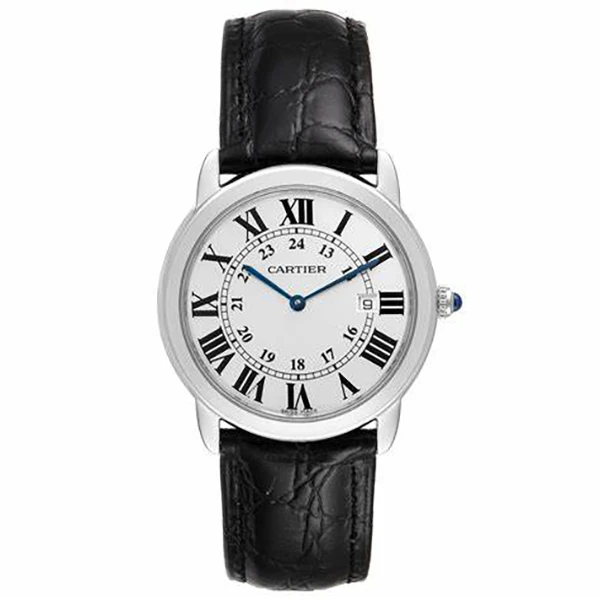 95新 Cartier/卡地亚 伦敦/单表/石英腕表W6700255时尚手表名表