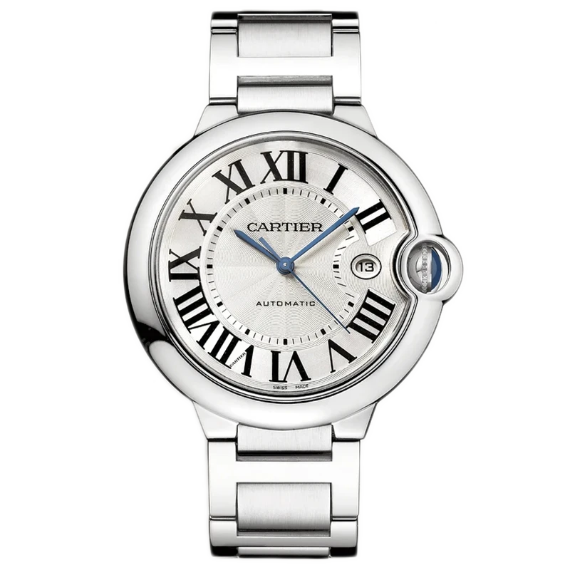 99新 Cartier/卡地亚 蓝气球/盒证/精钢自动机械男表WSBB0049腕表