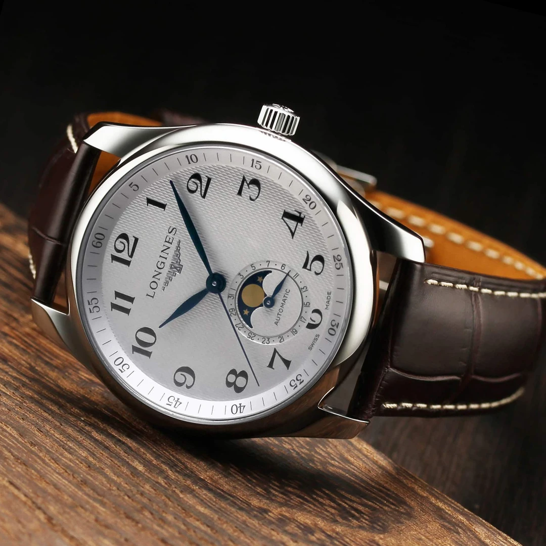 全新未使用 Longines/浪琴 制表传统/四针月相/男表L2.909.4.78.3
