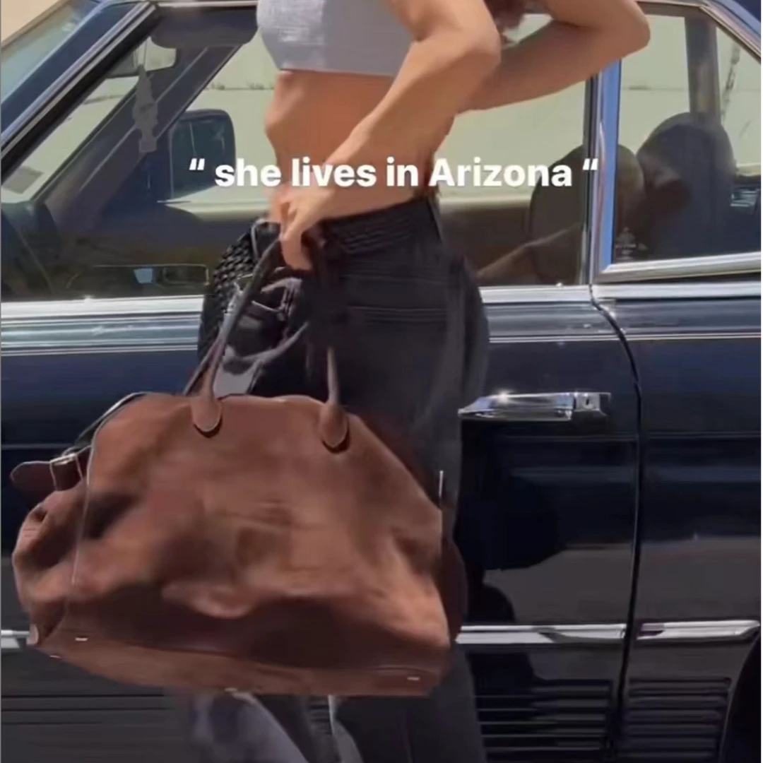 （无肩带）2024新款秋冬高级感小众设计托特包复古大容量单肩