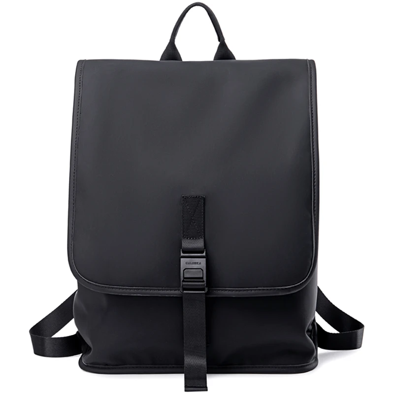 日本简约双肩包高级感大容量背包大学生书包防水电脑包男女款