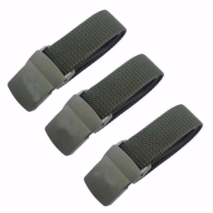 帆布腰带男士女士皮带休闲裤带韩版学生平滑扣青年军训皮带户外