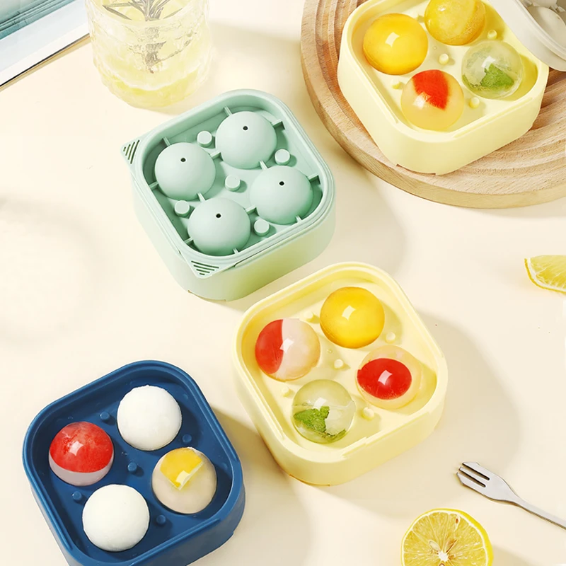 冰块模具冰格冰球软硅胶家用食品级制冰盒按压迷你冻冰块神器自制
