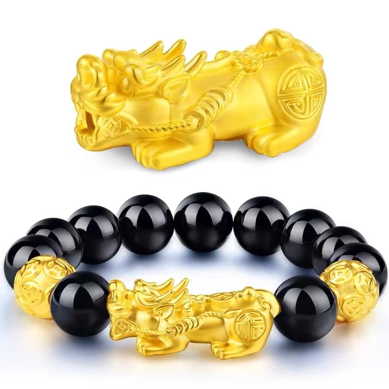 铜合金手链 【高定手链】男神貔貅招财纳福手链男士时尚百搭