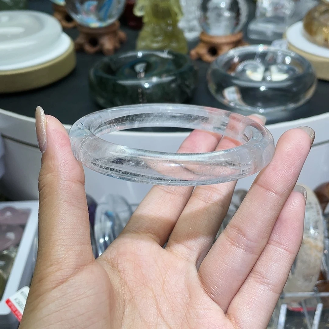 水晶手镯未镶嵌月*乐