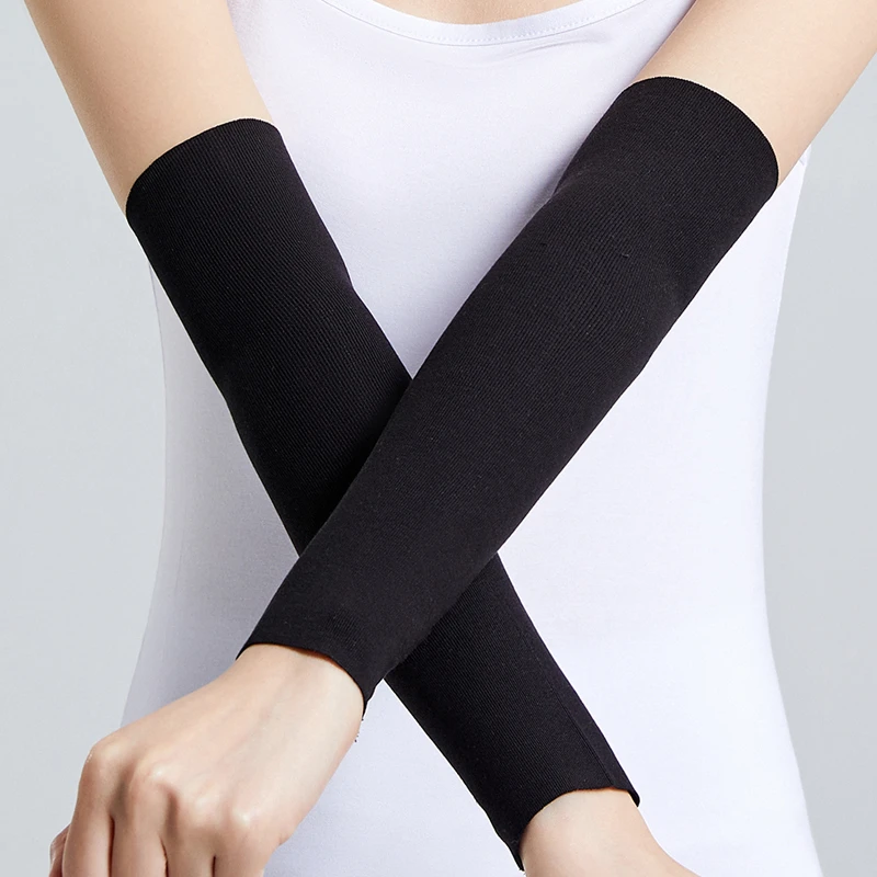 夏季莫代尔护胳膊男女关节保护套女士假袖子薄款空调房透气超薄