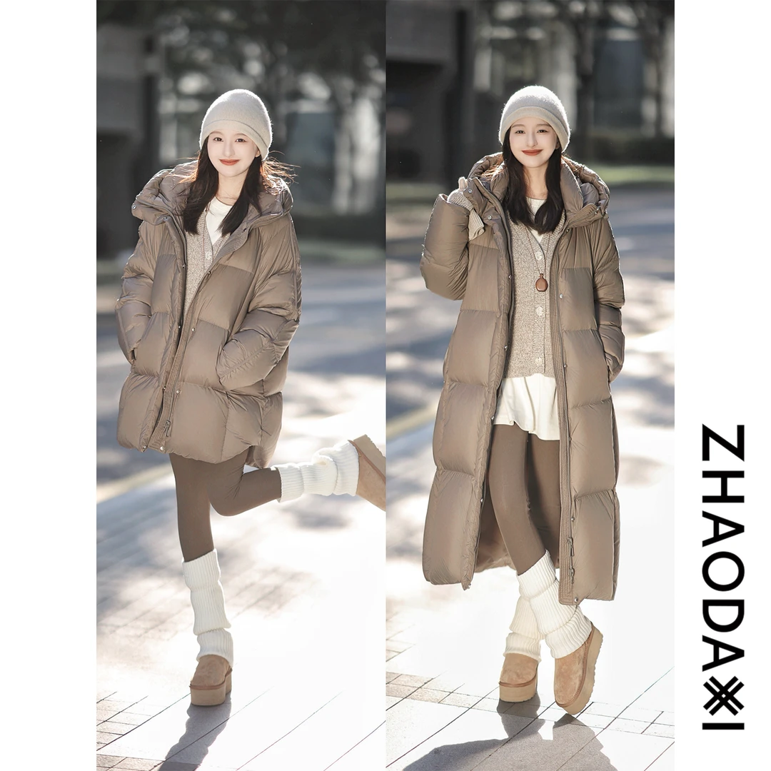 【赵大喜】现货！“大鹅” | 2024新款高蓬松95白鹅绒三防羽绒服女