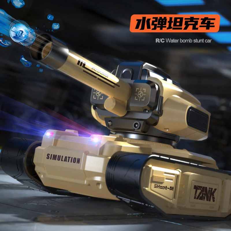 履带手势感应遥控坦克可发射水弹充电动越野汽车儿童玩具男孩机甲