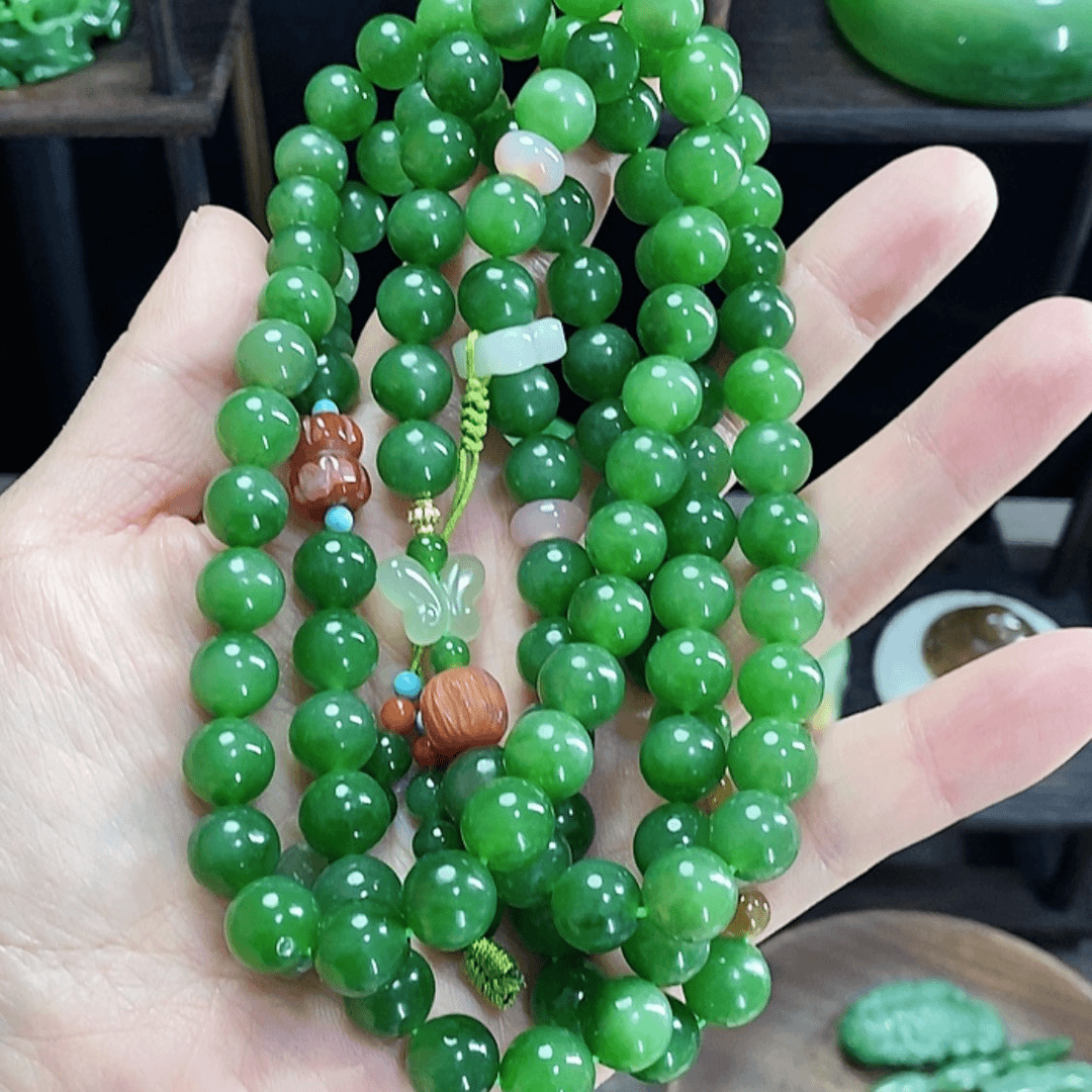 【闪购商品】和田玉（碧玉）颈饰未镶嵌用****5