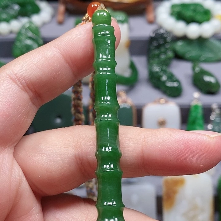 和田玉（碧玉）挂件未镶嵌