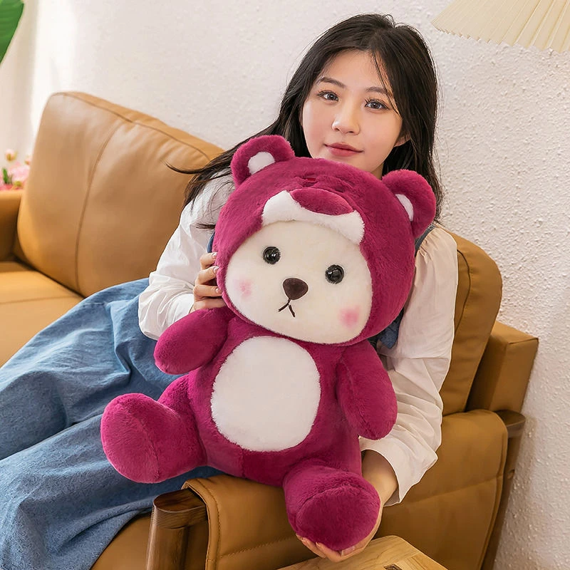 网红超萌变身小熊玩偶可爱小熊公仔毛绒玩具毛绒娃娃女生卡通礼物