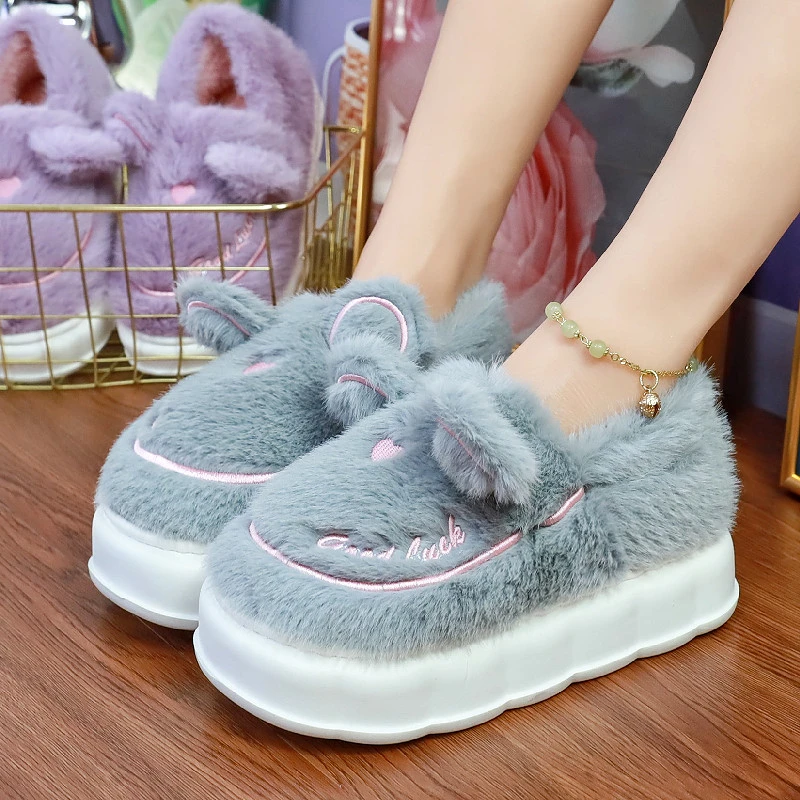 月子鞋春秋包跟夏季薄款格子软底防滑加厚底拖鞋家居室内棉拖鞋女