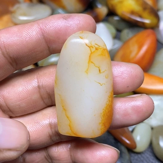 和田玉（青玉）挂件未镶嵌