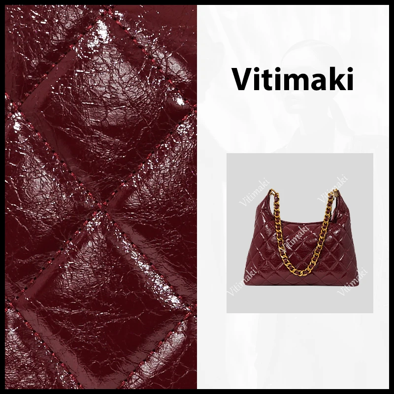 Vitimaki/真皮定制 原创高定气质女包手提单肩包CK029