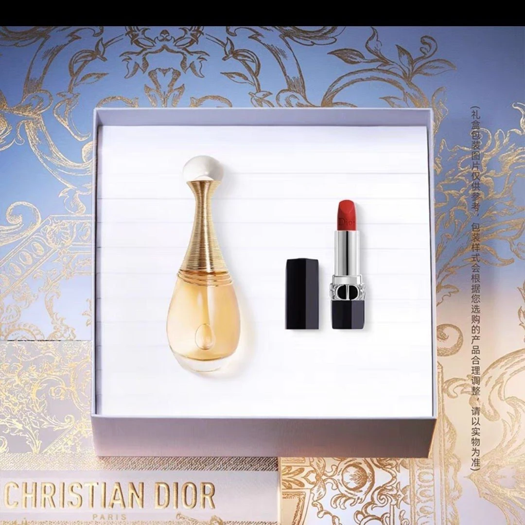 Dior迪奥 真我传奇礼盒 真我香水+口红999套装 情人节礼物【赠专柜礼盒手袋】