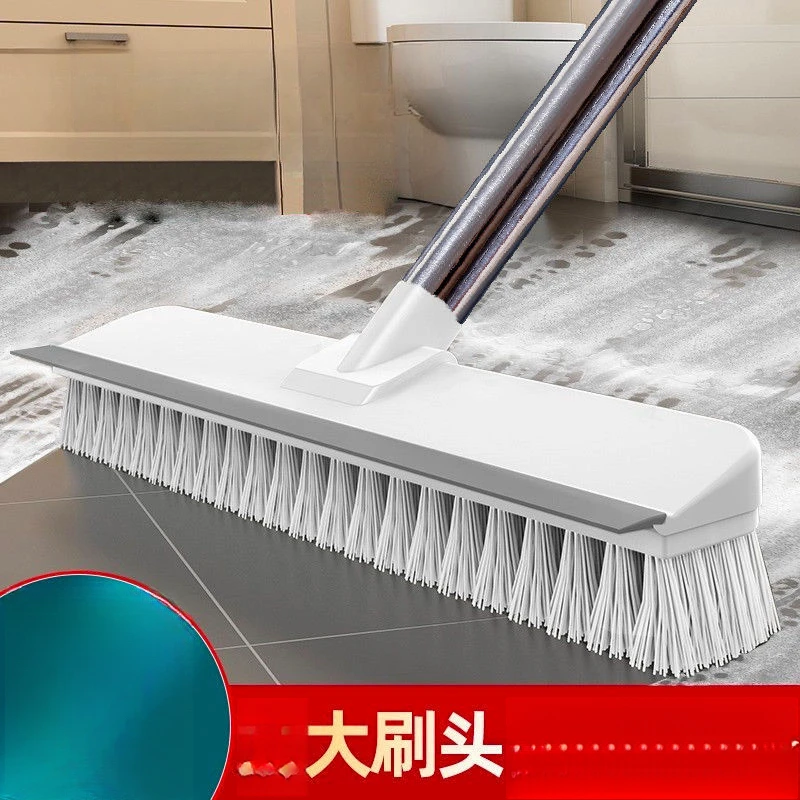 长柄硬毛地刷家用卫生间厕所清洁刷厨房浴室瓷砖刷子户外地板禾蓝